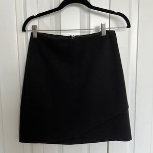 Loft black short skirt SP size